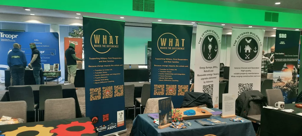 Our stand at the Gen Dit event