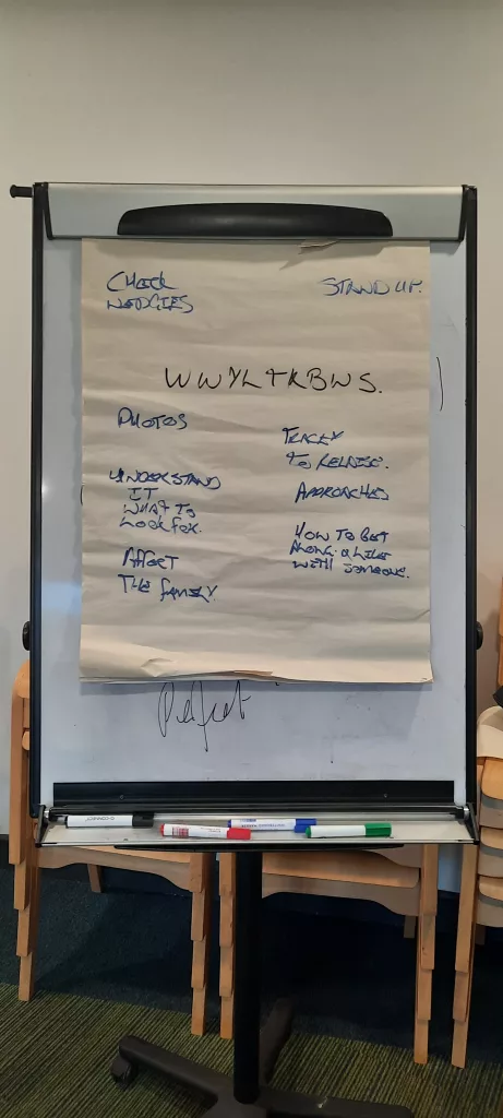 What would the group like to know before we start, what are the take aways they would like to have.