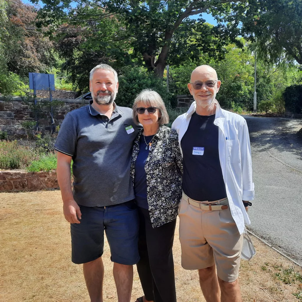 Rich with Penny Tompkins and James Lawley the last day of a Taste of Northern Clean